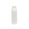 Бутылка для соуса 475мл D 6,3см с крышкой с 3-мя отверстиями, пластик полупрозрачный