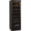 Шкаф холодильный для вина, 118бут. (372л), 1 дверь стекло, 6 полок, ножки+колеса, +6/+18С, стат.охл., чёрный, R600a, LED