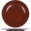 Тарелка мелкая Шоколад D 24см h 2см фарфор темн.коричнев.